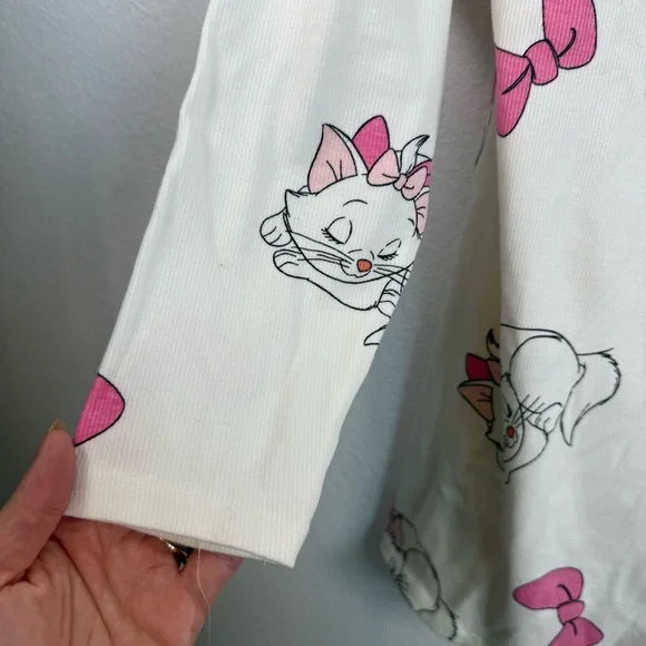 NWT Disney Pajama Romper Womens XL White Pyjama Long Sleeve Lounge Sleep - Picture 6 of 7